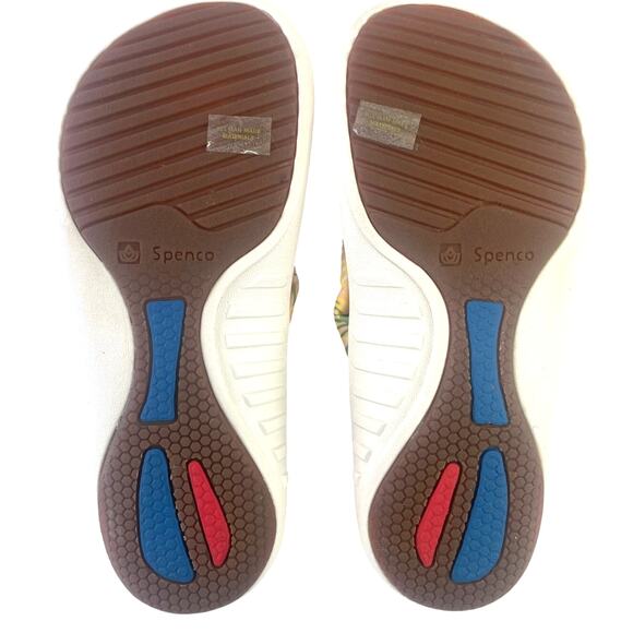 Spenco Womens Victoria Flip Flop Comfort Orthotic Tropical Pink Multi Sandal 9D - Picture 5 of 9